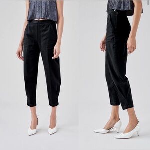 Like New! Rachel Comey transit cropped pants  in black size 0 100% cotton